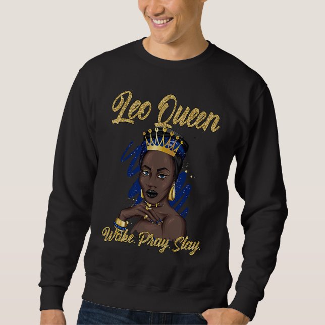 Sudadera Leo Queens Are Born in July 23 August 22  1 (Anverso)