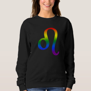 Sudadera Leo Signo Zodiac Lgbt Orgullo Arcoíris Gay Lgbt
