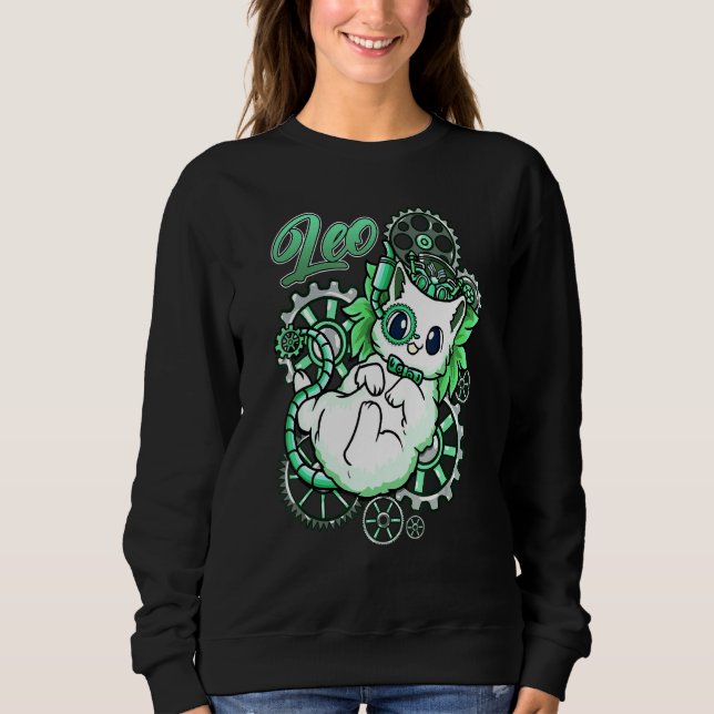 Sudadera Leo Steampunk Inspirado en el León Steampunk Relac (Anverso)