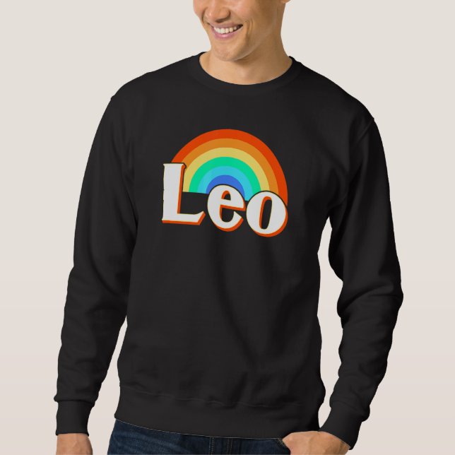 Sudadera Leo Zodiac Rótulo 4 (Anverso)