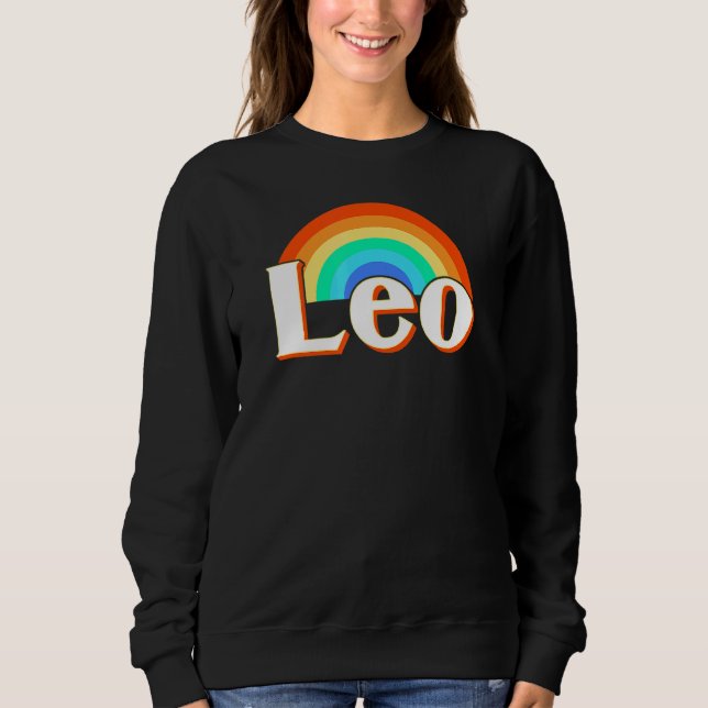 Sudadera Leo Zodiac Rótulo 4 (Anverso)