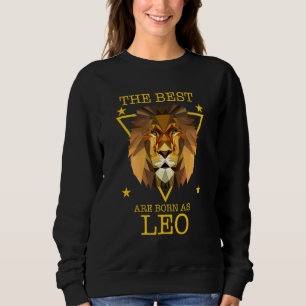 Sudadera Leo Zodiac Rótulo León Los Mejores Nacieron Como L