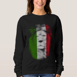 Sudadera León alucinante bandera italiana Italia raves EDM