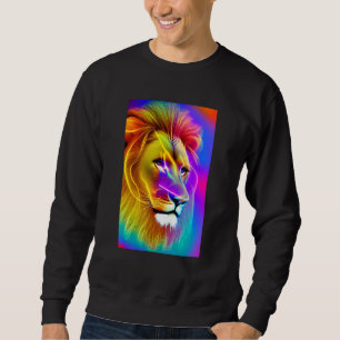 Sudadera León Astral Psicodélico Cósmico Trippy