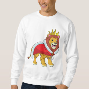 Sudadera León como Rey con corona y Cabo