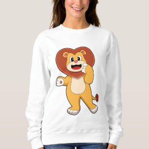 Sudadera León con corazón