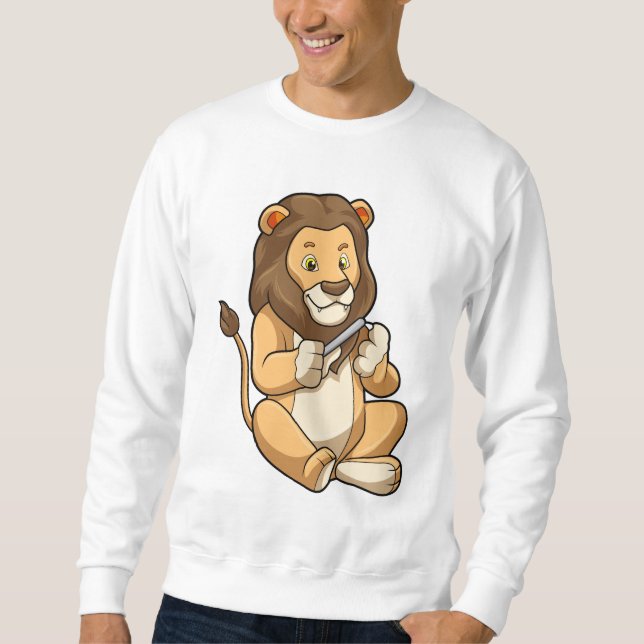 Sudadera León con flechas en el clavo (Anverso)