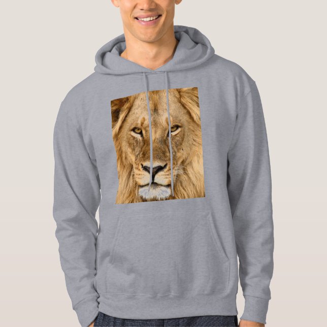Sudadera León Con Gran Melena (Anverso)