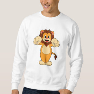 Sudadera León con grandes banderas