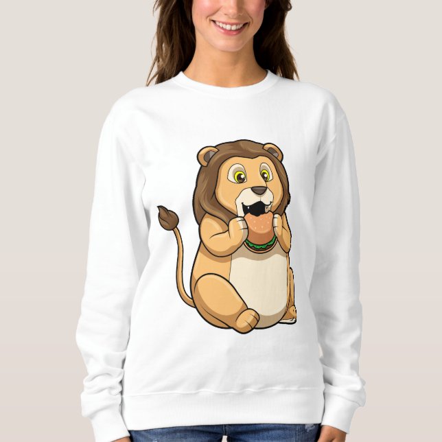 Sudadera León con hamburguesa (Anverso)