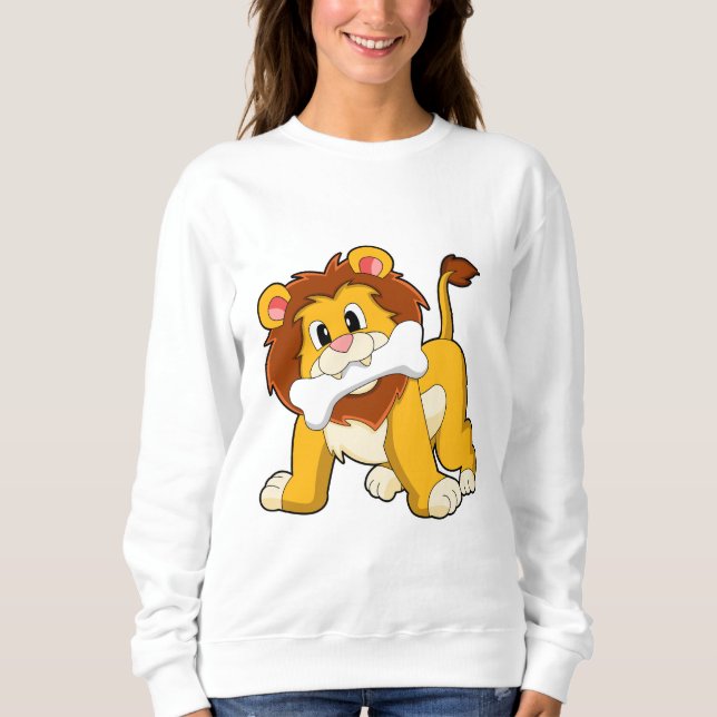 Sudadera León con Hueso (Anverso)