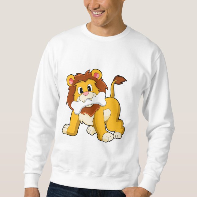 Sudadera León con Hueso (Anverso)