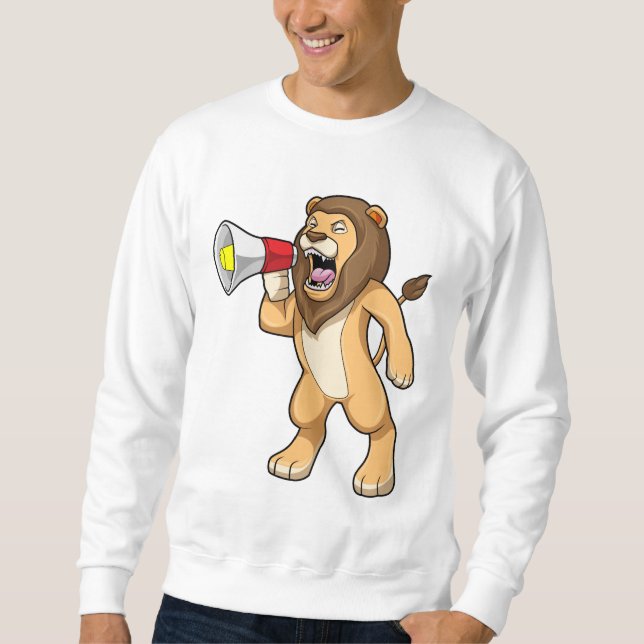 Sudadera León con micrófono (Anverso)