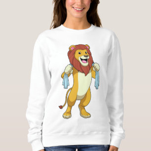 Sudadera León con toalla para ducha