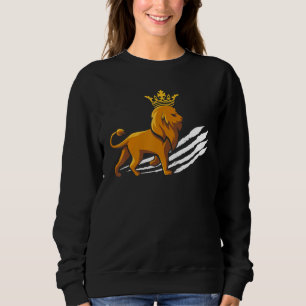 Sudadera León Corona Rey Grito León Horoscope Zodia