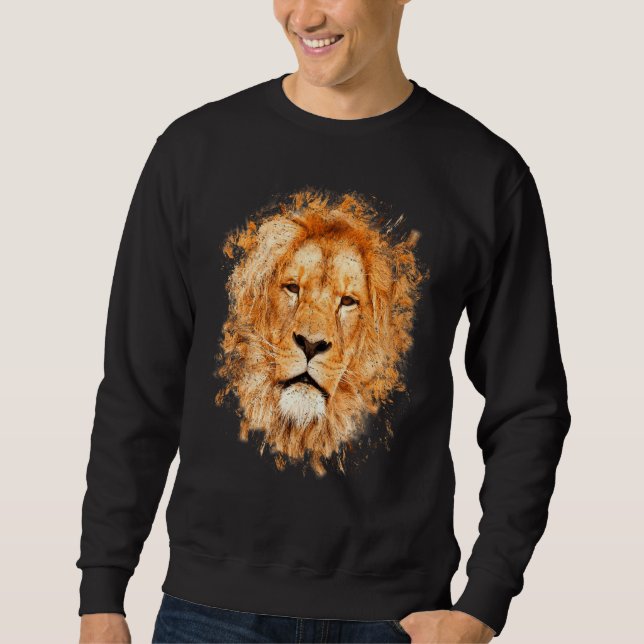 Sudadera León de África (Anverso)