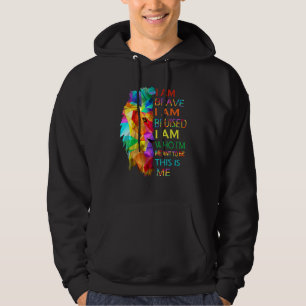 Sudadera León de Guay Soy Valiente Estoy Bruto Este Soy Yo 