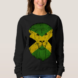 Sudadera León de Jamaica Bandera Jamaicana Festejo Caribeño