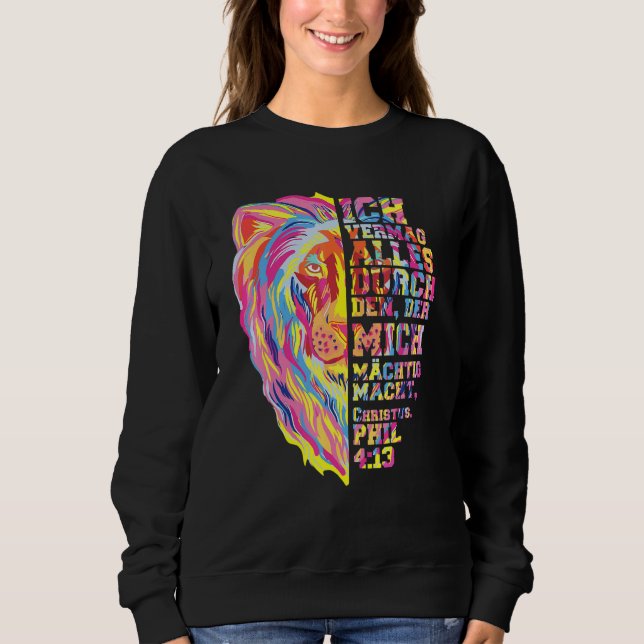 Sudadera León De Jesucristo De Juda Philipper 413 (Anverso)