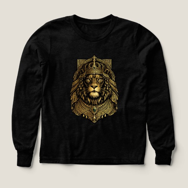 Sudadera León de Judá Dorado - G Real Africano (Diseño frontal)