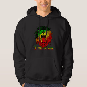 Sudadera León de Judá Rasta Reggae Un Amor Hippie Rastafa
