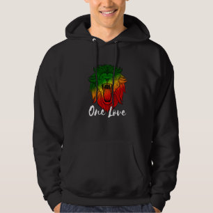 Sudadera León de Judá Rasta Reggae Un Amor Rastafari Li