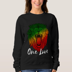 Sudadera León de Judá Rasta Reggae Un Amor Rastafari Li