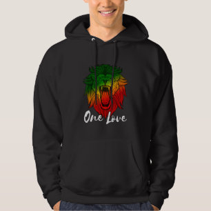 Sudadera León de Judá Rasta Reggae Un Amor Rastafariano Li