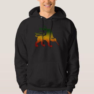 Sudadera León De Judah Rastafari Reggae Música Jamaica Rast
