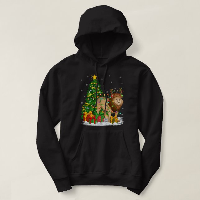 Sudadera León de Montaña Lover Xmas Iluminación León Ch (Diseño del anverso)