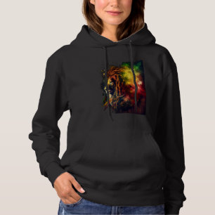 Sudadera León de Reggae Música Rastafari Libertad Sión Jama