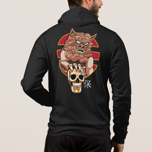 Sudadera León guardián chino - Perro Foo (Reverso)