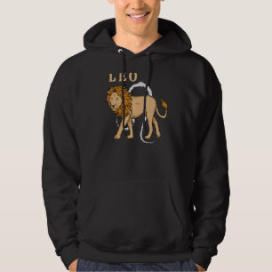 Sudadera León Hechos Rótulo Zodiaco Astrología Horóscopo Wi