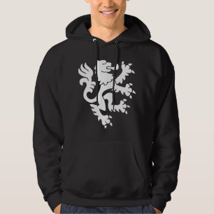 Sudadera León heráldico 01 - Blanco