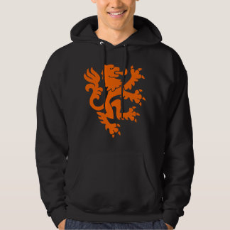 Sudadera León heráldico 01 - Naranja