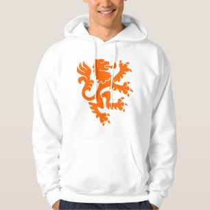 Sudadera León heráldico 01 - Naranja