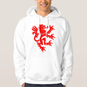 Sudadera León heráldico 01 - Rojo