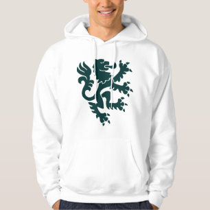 Sudadera León heráldico 01 - Verde oscuro