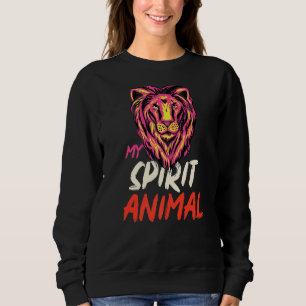 Sudadera León Mi Espíritu Animal Selva salvaje Naturaleza d