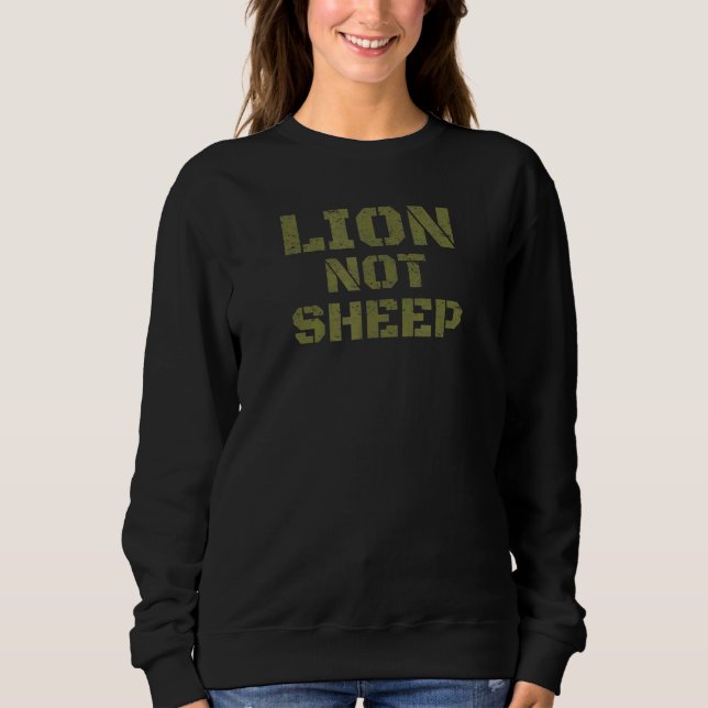 Sudadera León no oveja (Anverso)