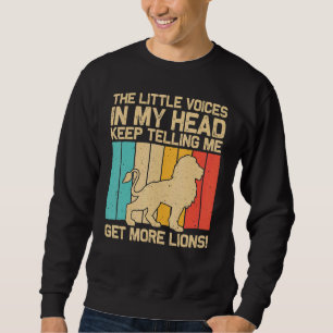 Sudadera León para hombres mujeres safari africano animal r