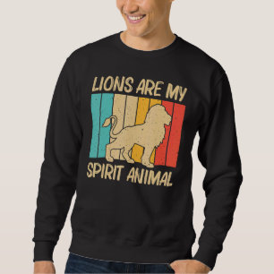 Sudadera León Para Hombres Mujeres Safari Africano Zoológic