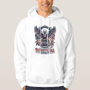 Sudadera León Patriótico Águila Animal Guardián Híbrido Pat