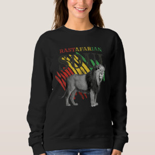 Sudadera León Rastafario De Judah Rasta Reggae Rastafari E