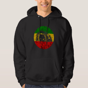Sudadera León Reggae De Judah Rasta León Etophiano Jamaica 