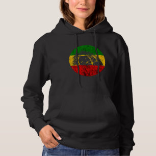 Sudadera León Reggae De Judah Rasta León Etophiano Jamaica 
