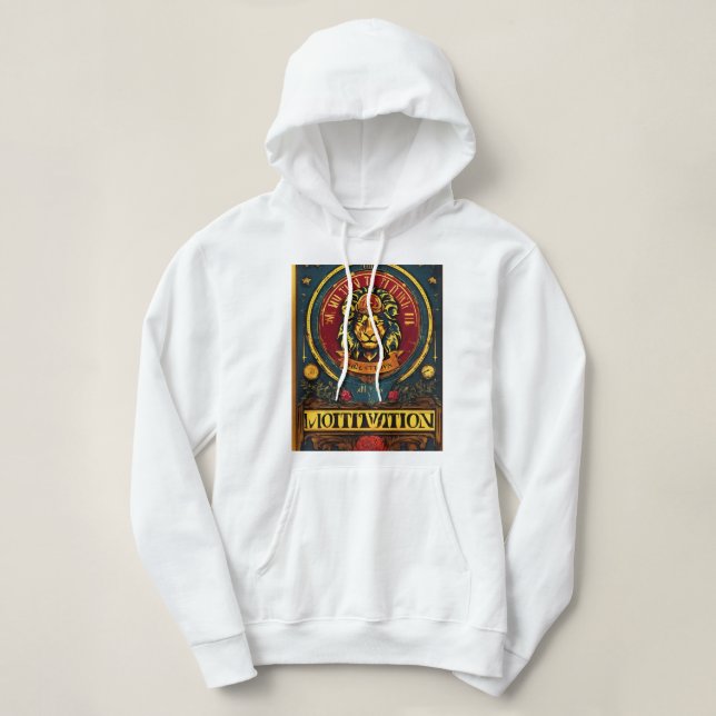 Sudadera León simbólico de motivación (Diseño del anverso)
