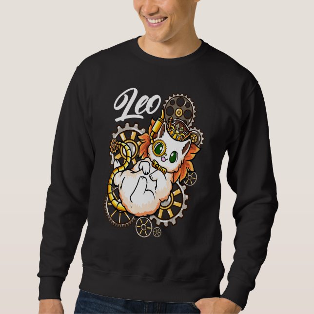 Sudadera León Steampunk Inspirado en el León Steampunk (Anverso)