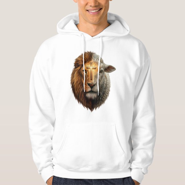 Sudadera León y Cordero (Anverso)