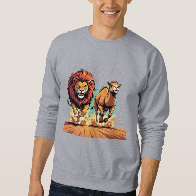 Sudadera León y Llama Dash (Anverso)